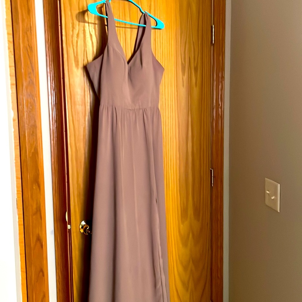 Kennedy Blue Bridesmaids Dress.   Style: Riley Color: Fawn Size: 8